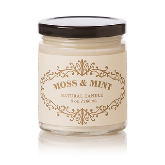 9 oz Apothecary Jar \"Moss & Mint\"