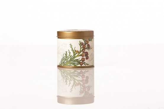 Rosy Rings Forest Tin Candle