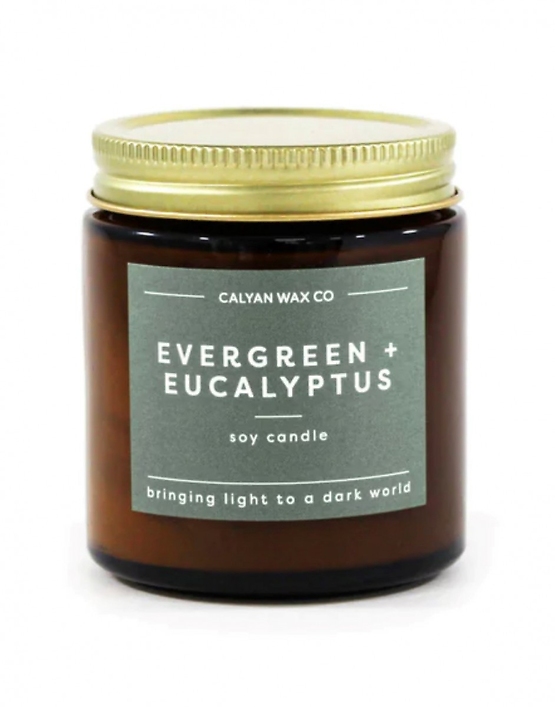 Calyan Mini Evergreen Eucalyptus Candle