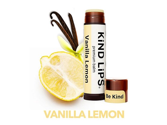 Vanilla Lemon Organic Lip Balm KiND LiPS