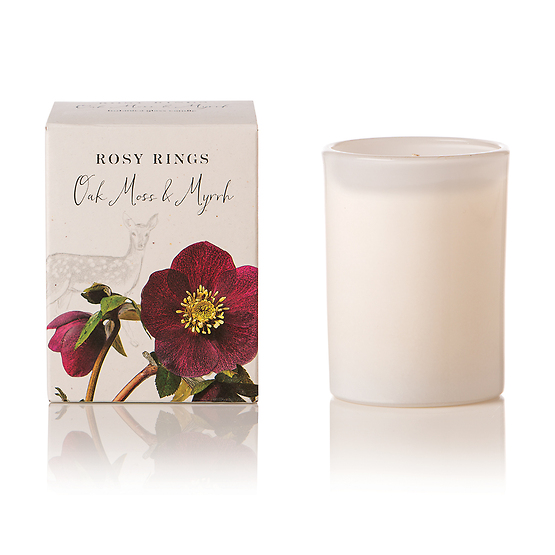 Oak Moss & Myrrh Botanica Glass Candle