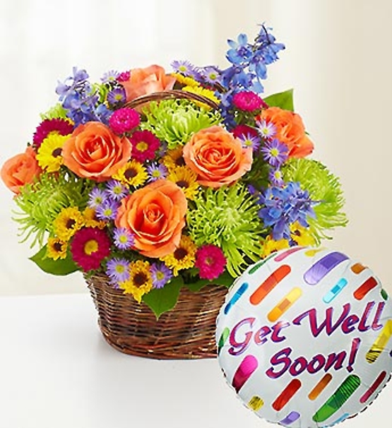 Get Well Colorful Basket