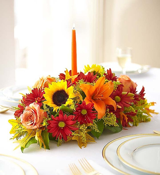 Dreams of Europe for Fall Centerpiece