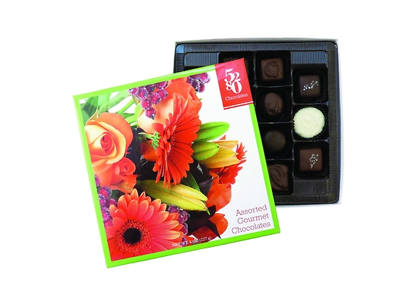 Assorted Gourmet Chocolates - Floral Box
