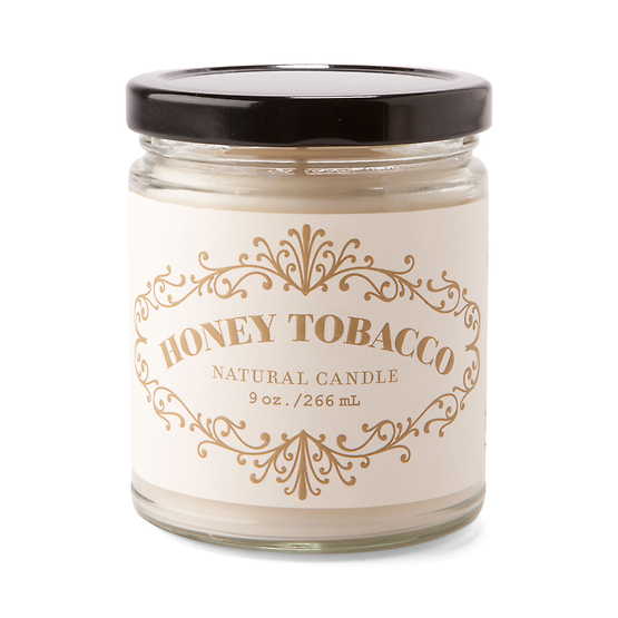 9 oz Apothecary Jar \"Honey Tobacco\"